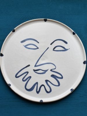 Blue & White Plate: Fabrice