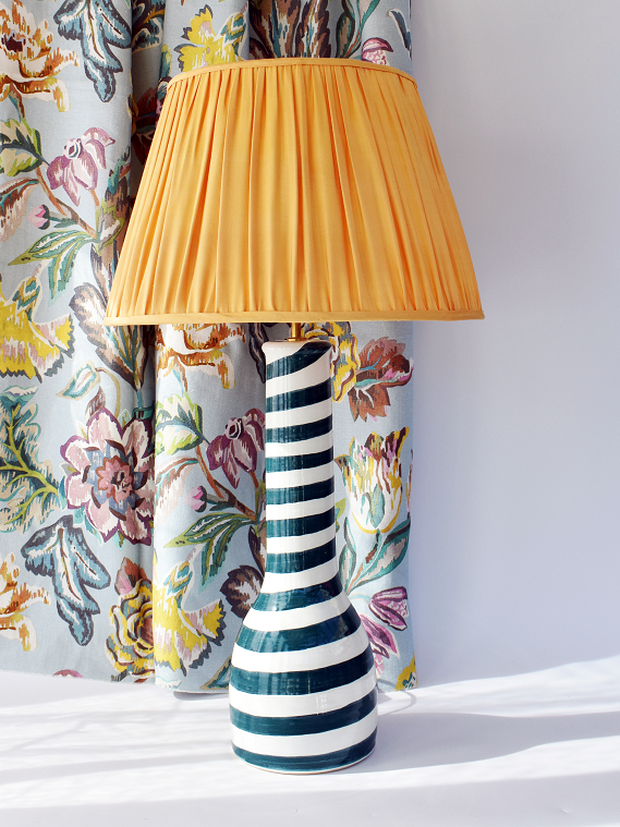 Teal and best sale gold lamp