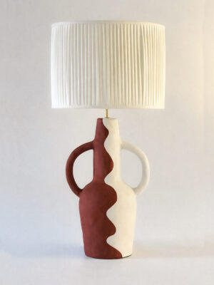 Rumba Wave Lamp in Burgundy