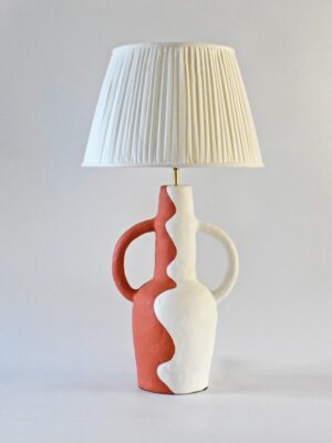 Rumba Wave Lamp in Burnt Orange