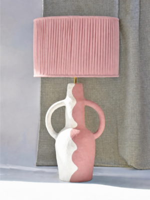 Rumba Wave Lamp in Dusky Pink