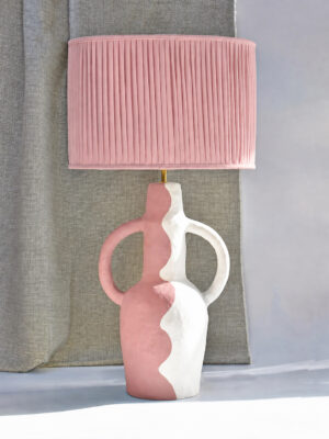 Rumba Wave Lamp in Dusky Pink