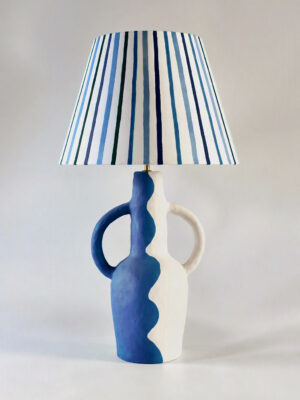 Rumba Wave Lamp in French Blue